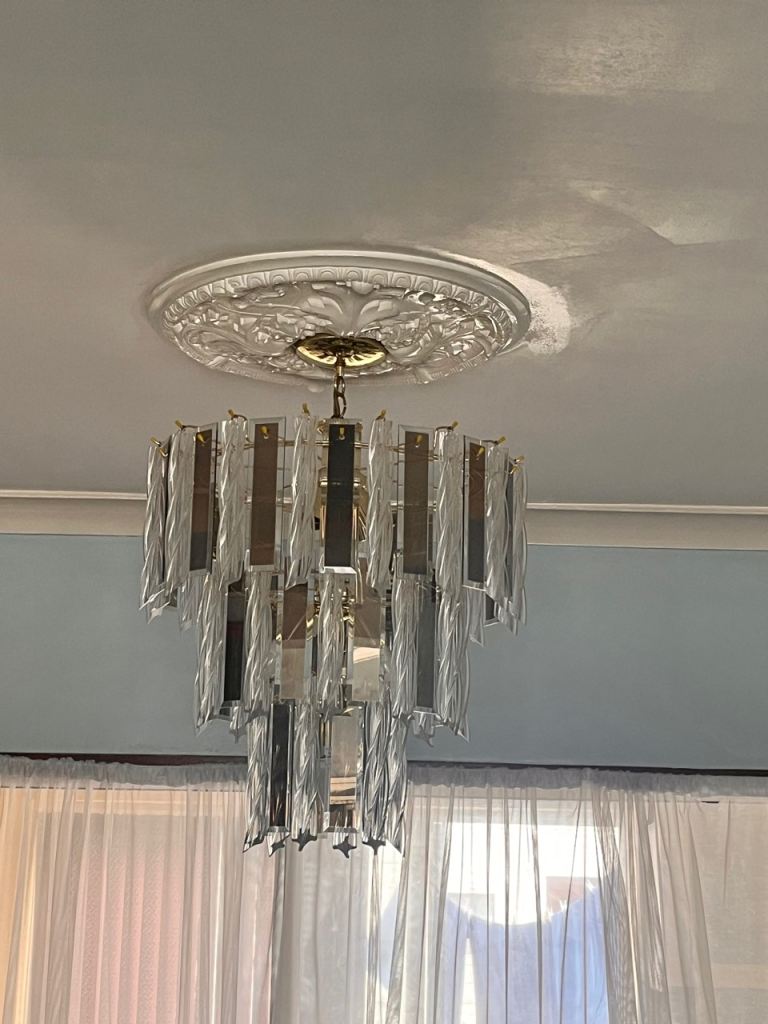 Elegant Glass Chandelier Ceiling Lights & Wall Lights Set