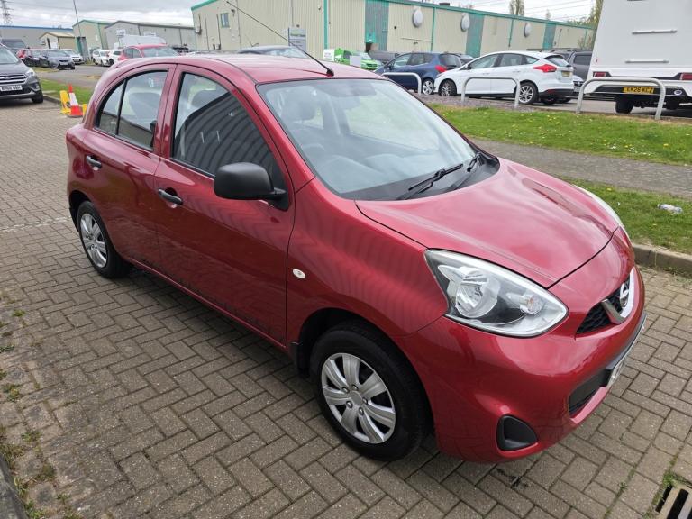 NISSAN MICRA 1.2 Visia Red Manual Petrol 2015