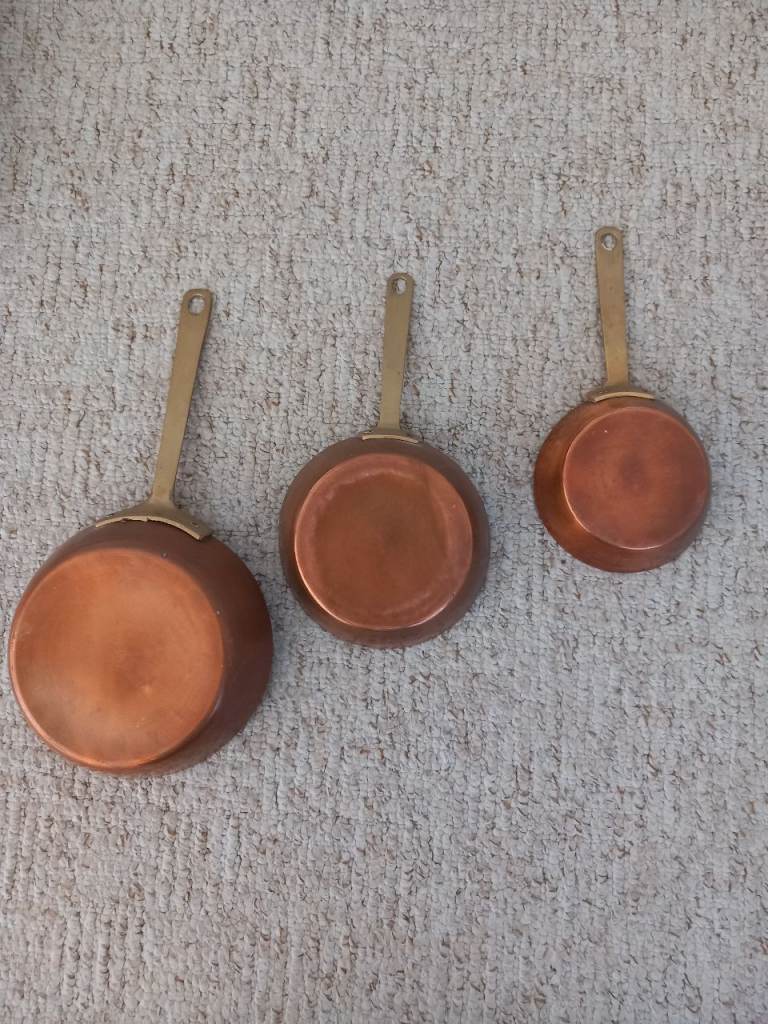 Copper pan set