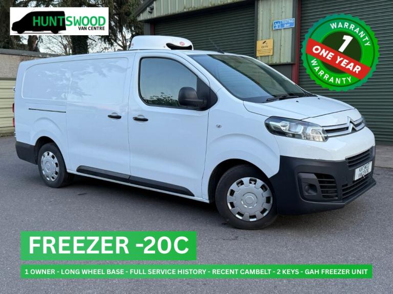2020 CITROEN DISPATCH 2.0L DIESEL WHITE MANUAL FRIDGE FREEZER VAN -20C - 96K