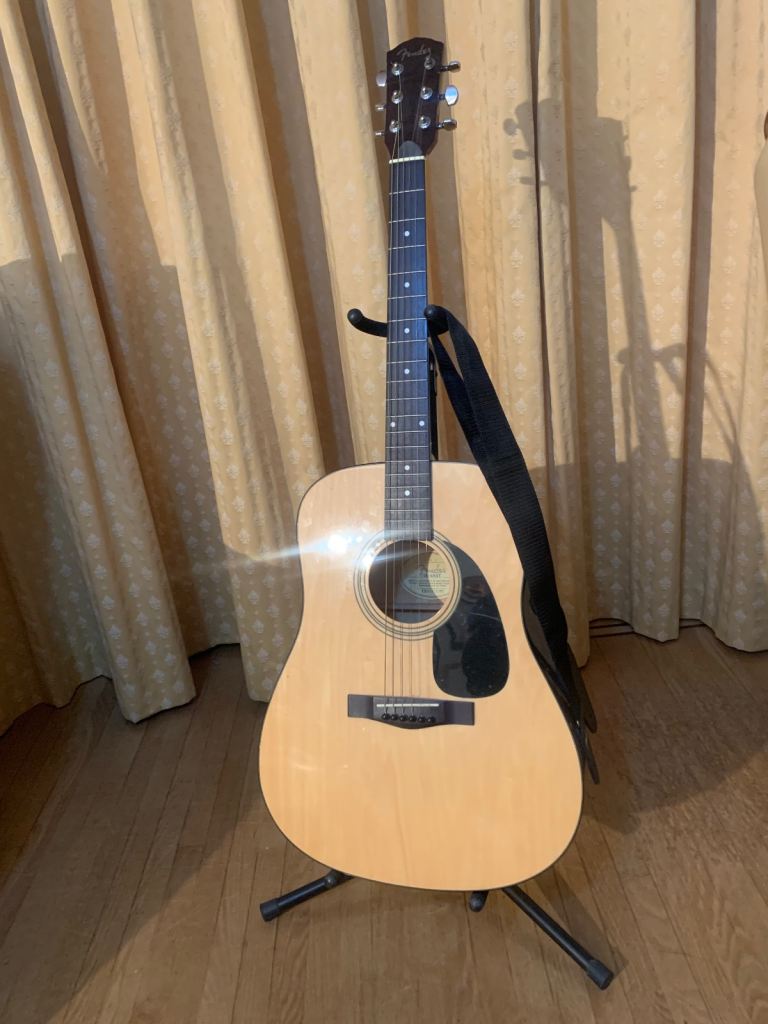 Fender Acoustic Guitar NEW with stand tuner strap pick DVD 