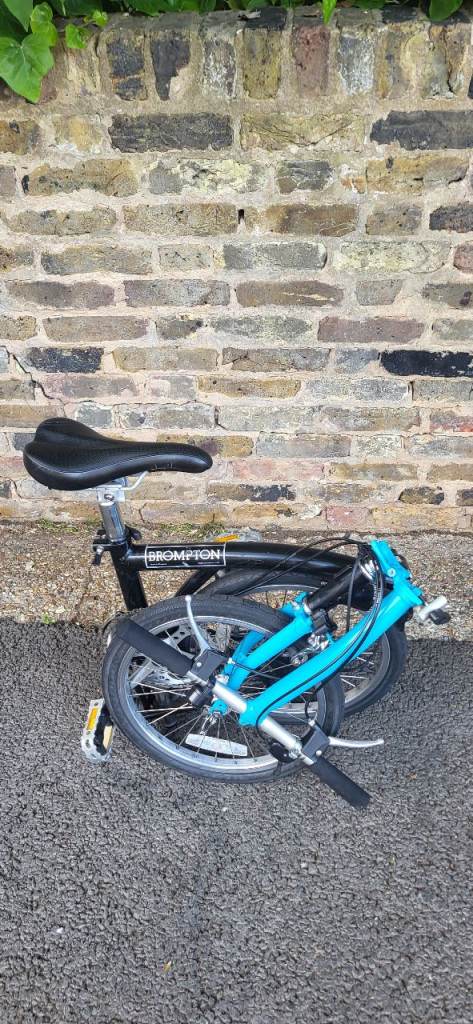 Brompton M3L Folding Bike – 3 Speed – Black/Turquoise – £575 ono