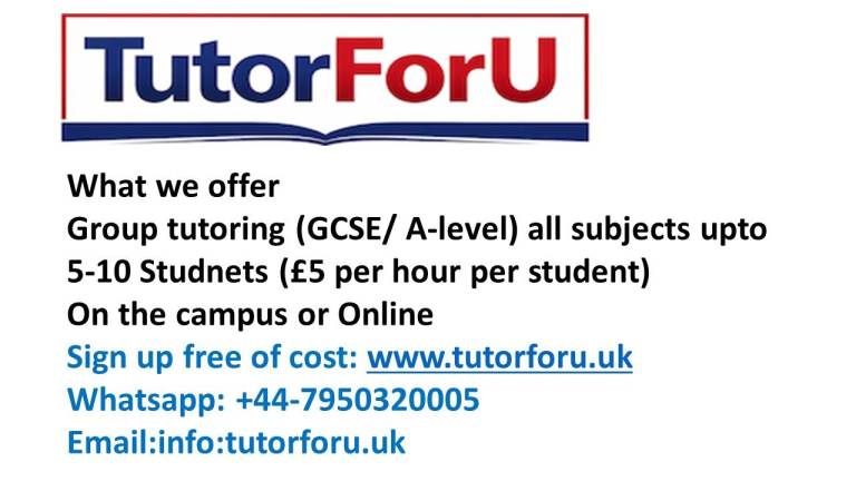 Tutors Available for All subjects KS2-KS5/online, one to one and group tutoring