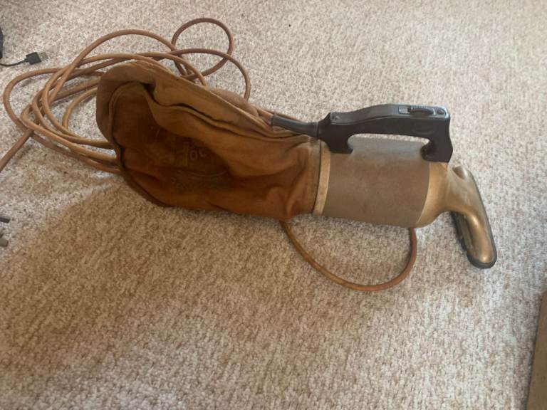 vintage hoover dustette 100 1960's hand held vacum cleaner - working