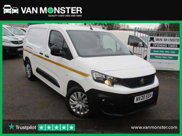 2020 Peugeot Partner 850 1.5 BlueHDi 100 Professional Crew Van PANEL VAN DIESEL Manual