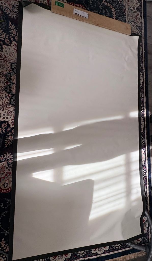 100 inch Large White Photo Backdrop Paper Roll – Good Condition