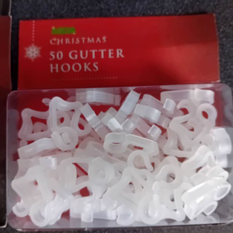 Christmas gutter clips 