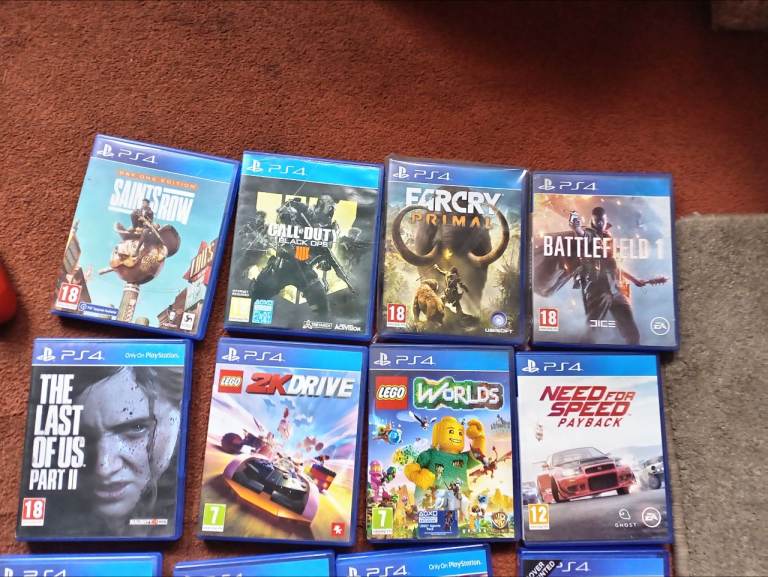 Ps4 15 games all in like new condition 