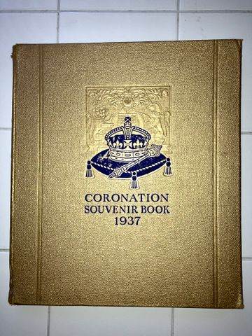 Collectors Coronation Souvenir Book 1937 In Good Condition Plus Commemorative Medal