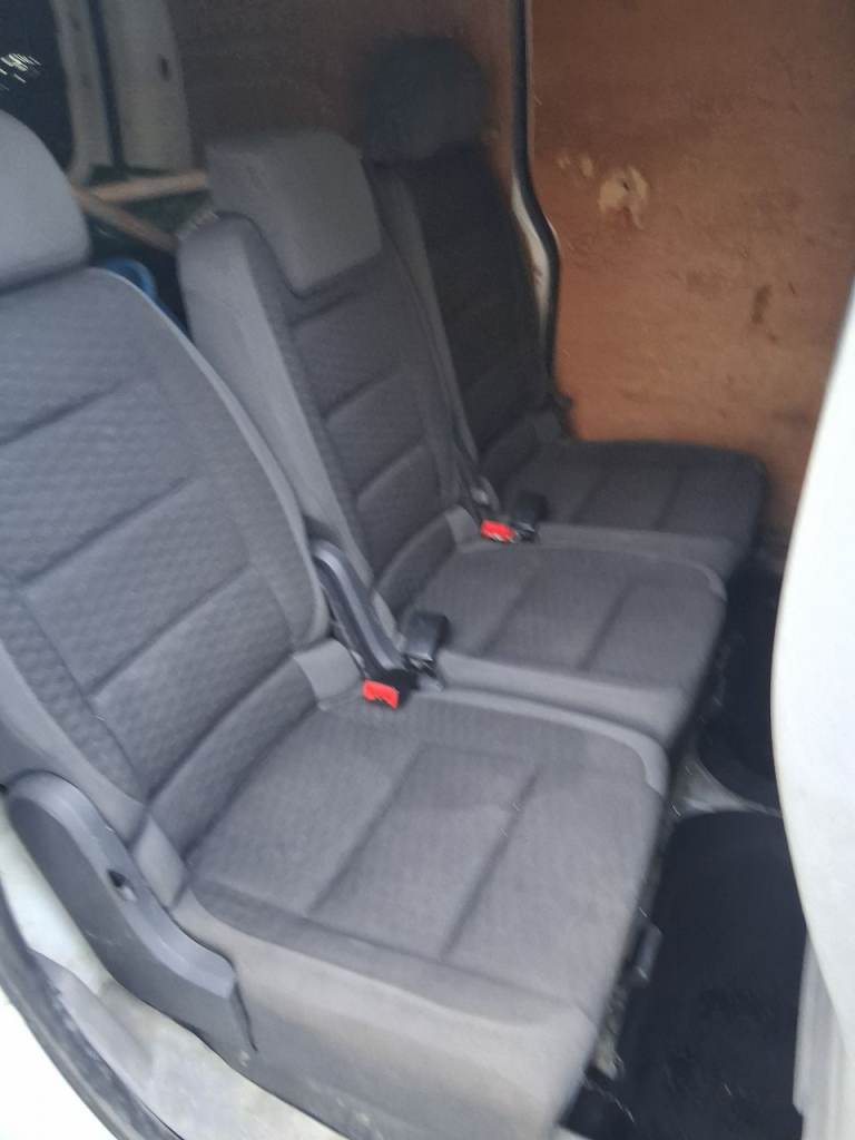 Vw caddy rear seats