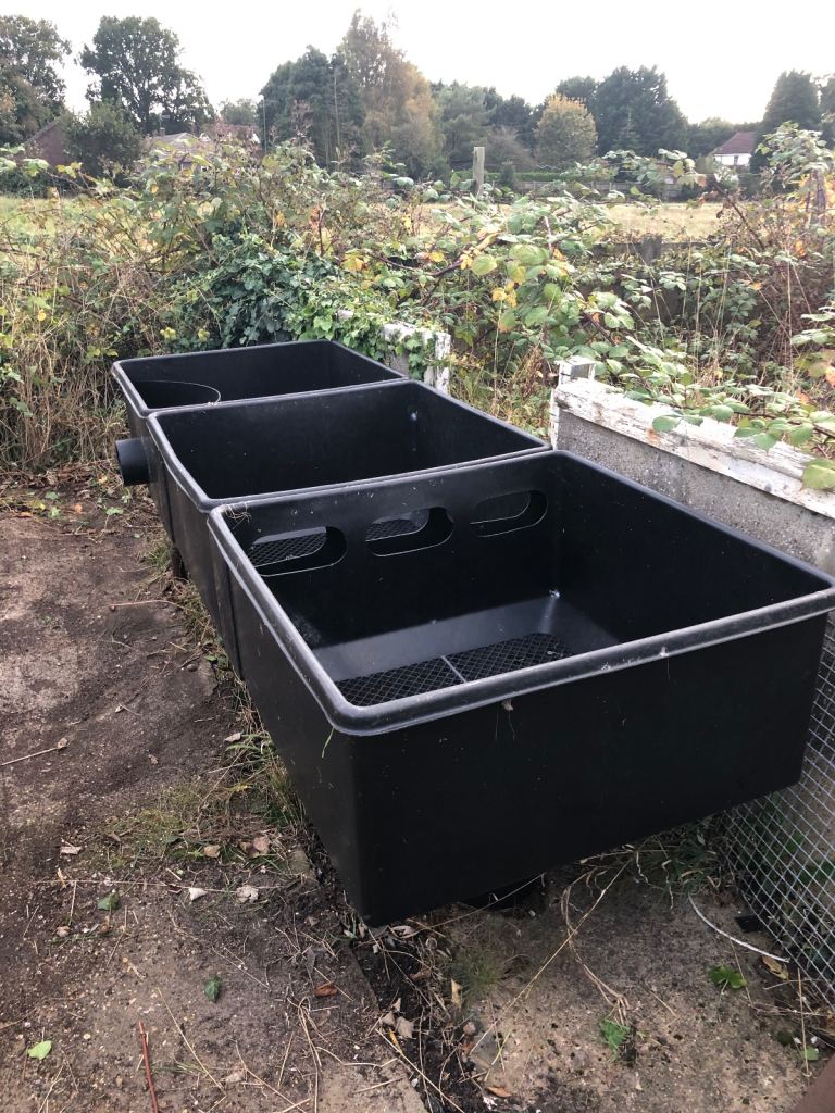 Koi Fish Pond Filter System Multi Chamber