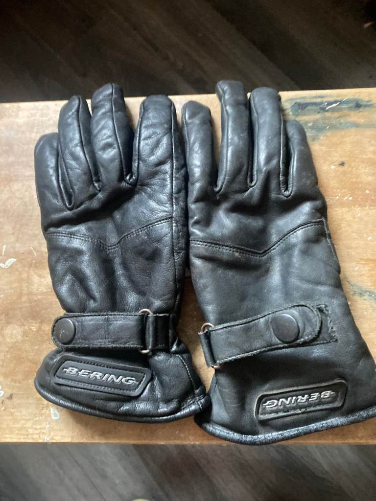 Bering Motorcycle Gloves size 6 small