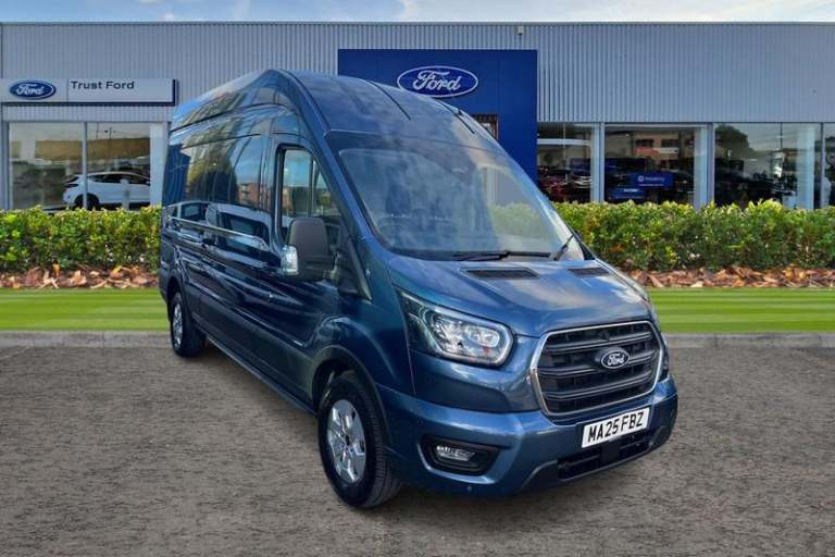 2025 Ford Transit 350 Limited AUTO L3 H3 LWB High Roof FWD 2.0 EcoBlue 130ps Automatic Panel Van ...
