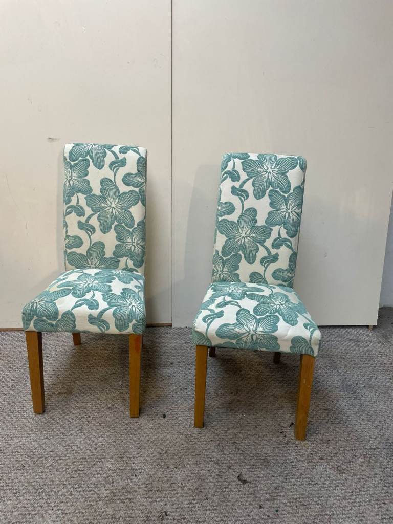 Marco Floral Rollback Dining Chair - 2 Available