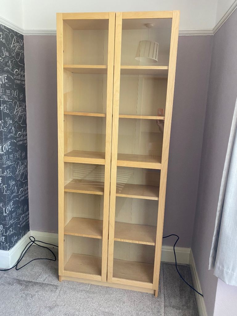 FREE - IKEA Display Cabinet / Bookcases with Glass Doors
