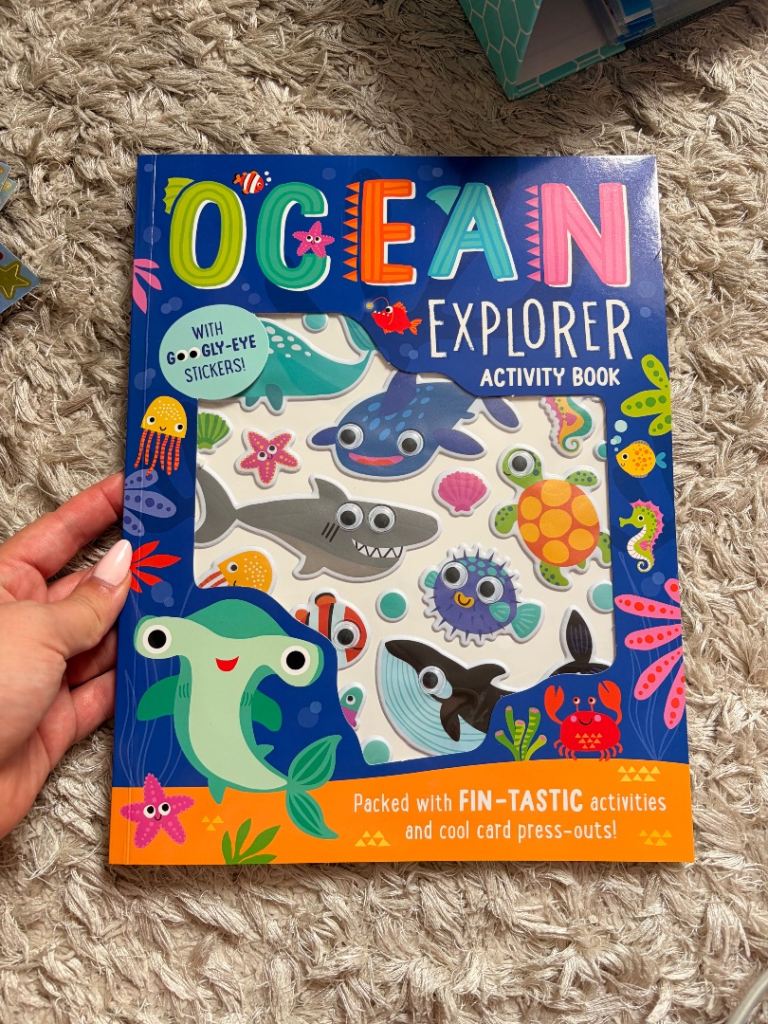 Ocean explorer activity book with stickers 