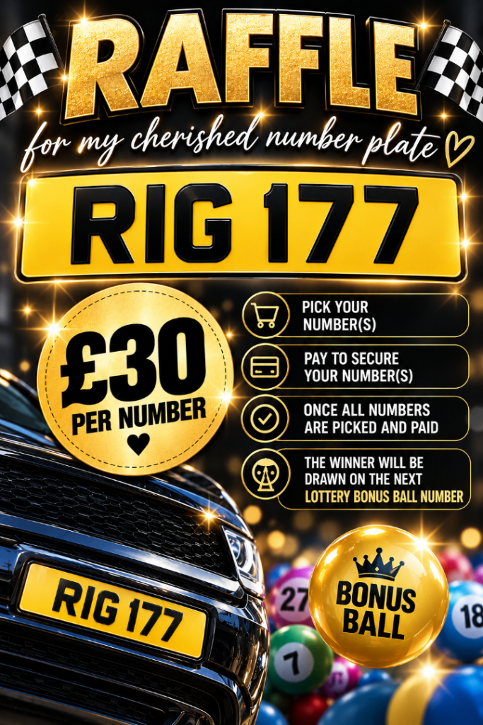 Cherished number plate