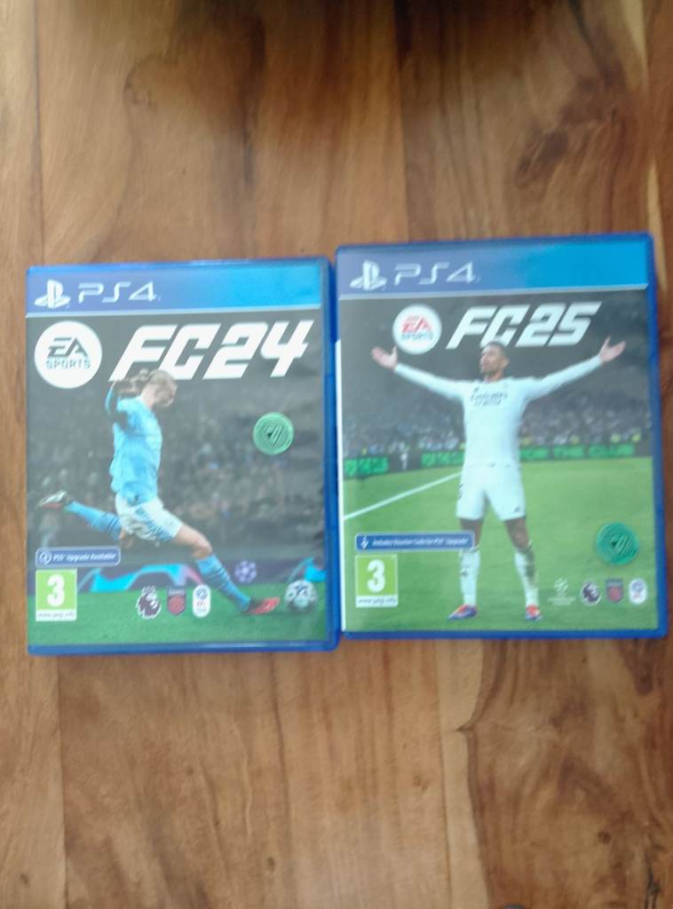 EA Sports FC24 & FC25 PS4 Games - As Good As New