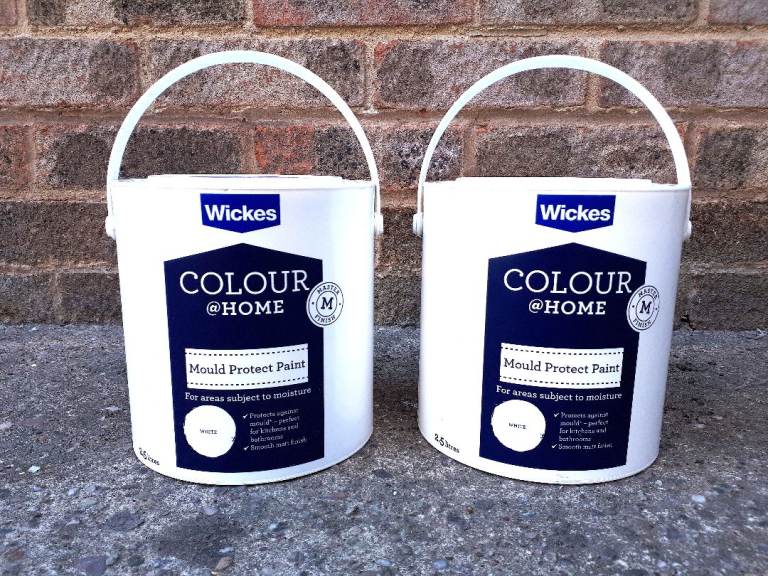 Anti-mould paint Wickes 2.5LTR x 2 New unused