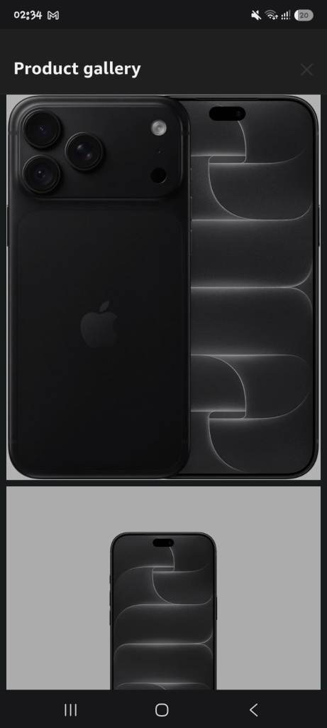 Apple iPhone 17 pro – Black, As Good As New