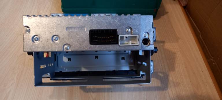 Panasonic Cd + radio car stereo with facia and mount