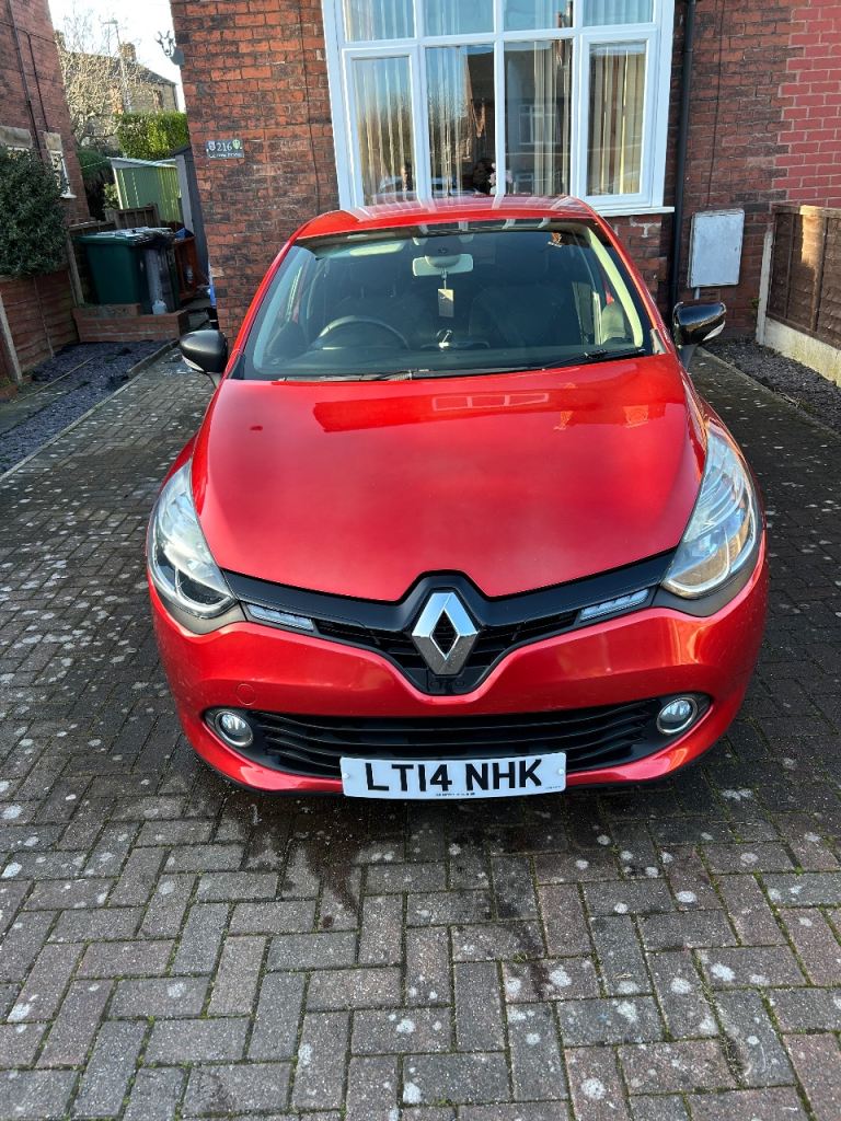 Renault Clio 2014 red medianav diesel manual 