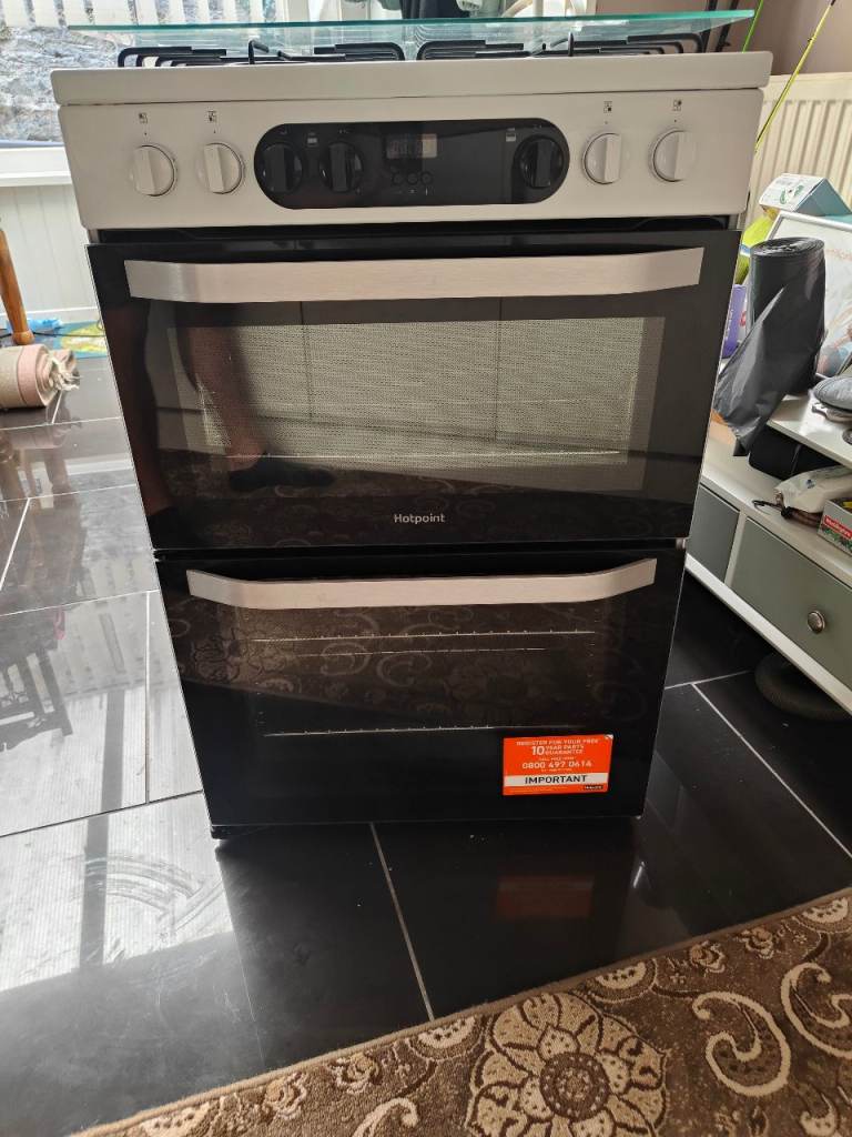 Hotpoint Freestanding Gas Cooker with Electric Oven and Grill