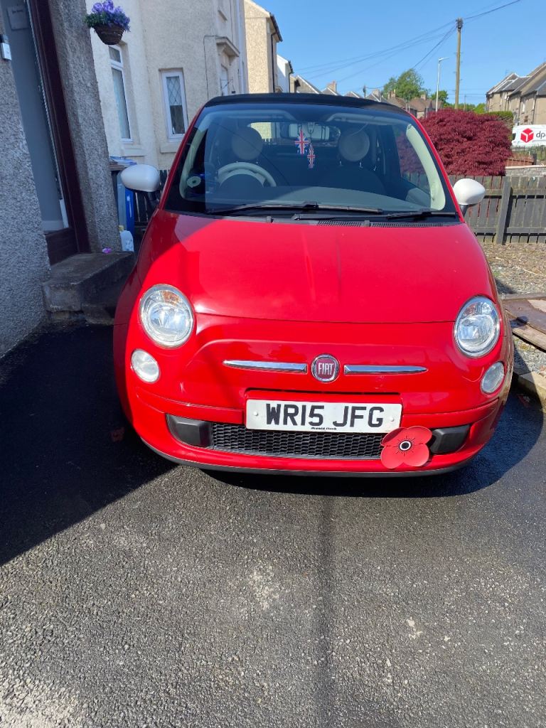 Fiat, 500, Convertible, 2015, Manual, 1242 (cc), 3 doors