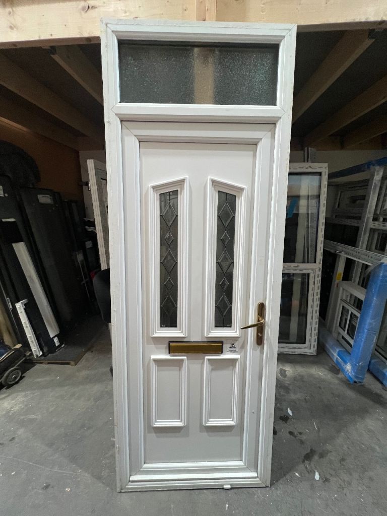 Used upvc pvc front door 