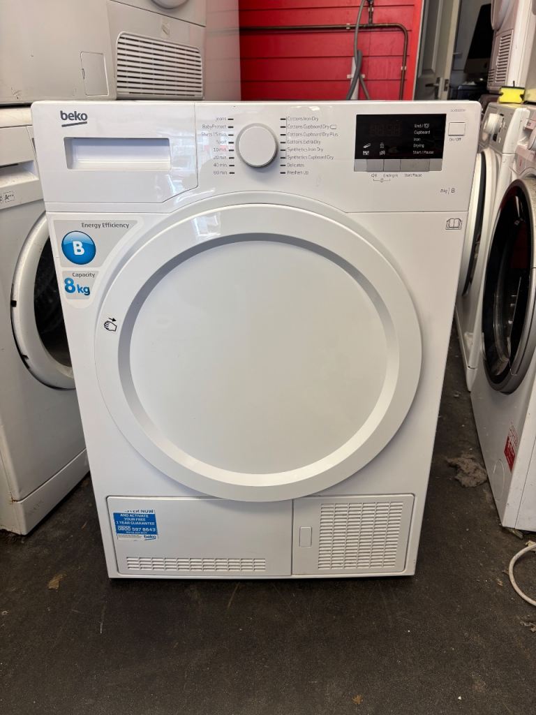 BEKO CONDENSER TUMBLE DRYER EXCELLENT CONDITION FREE LOCAL DELIVERY 