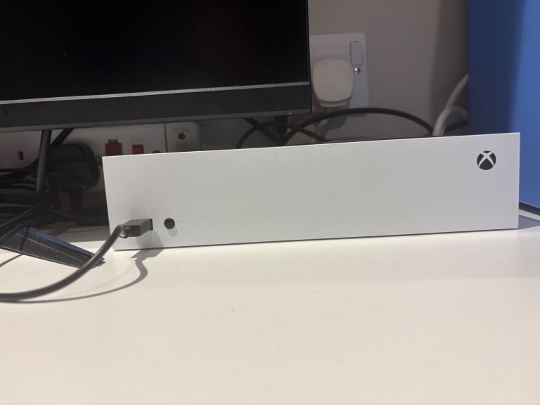 Xbox Series S with controller and headset 