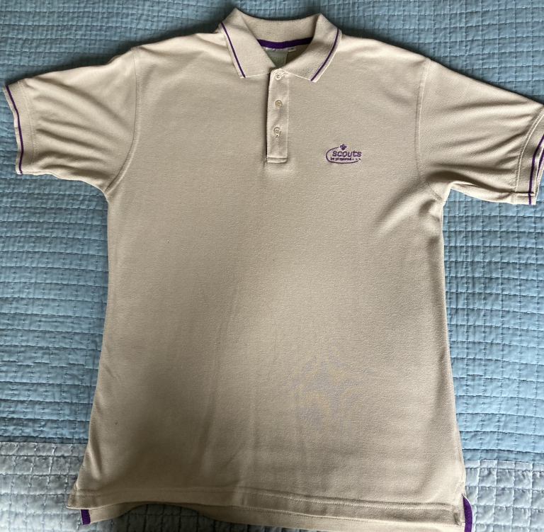 Scout polo shirt - medium size adult 
