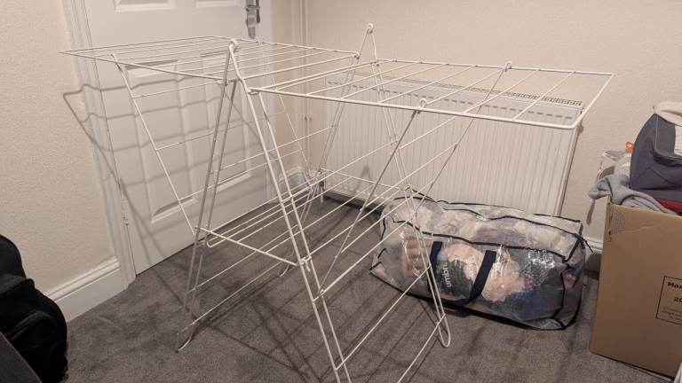 Two IKEA drying racks