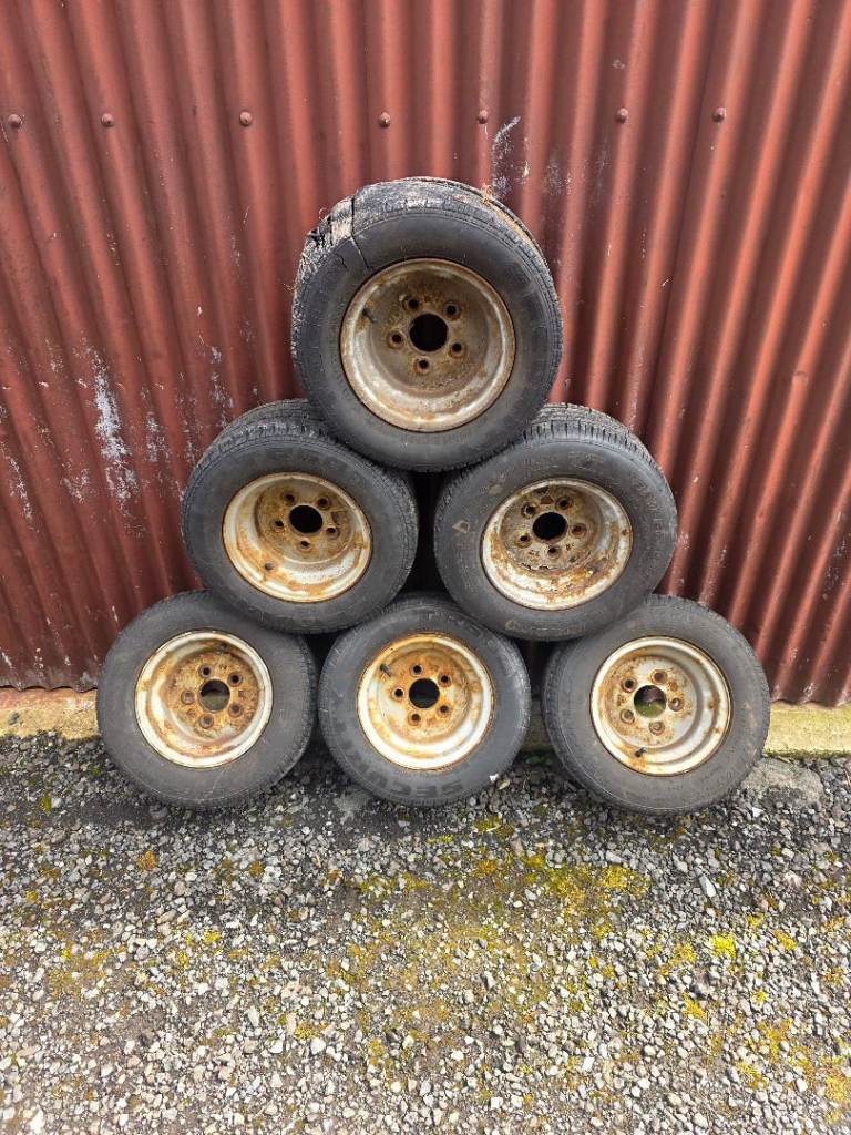 Brian james trailer wheel rim tyres 195 55 10