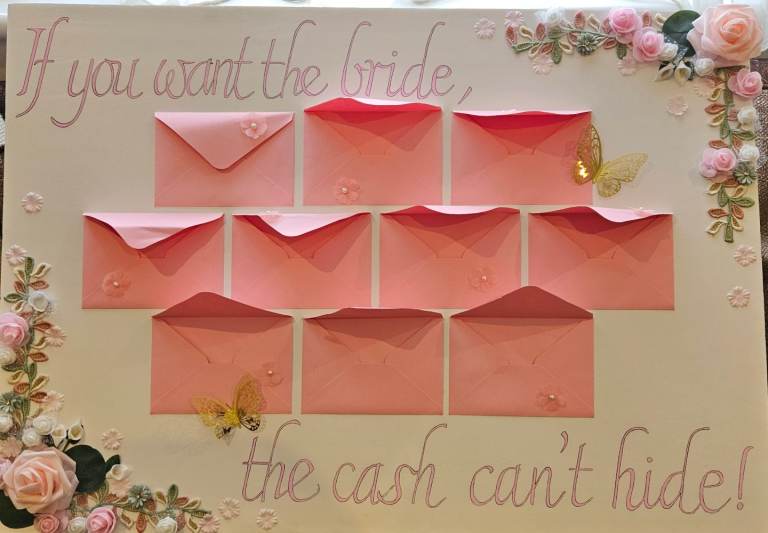 Asian home event bridal boards