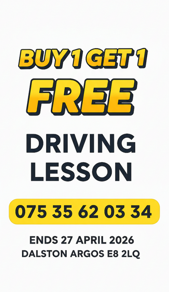 Buy one get one driving lesson free