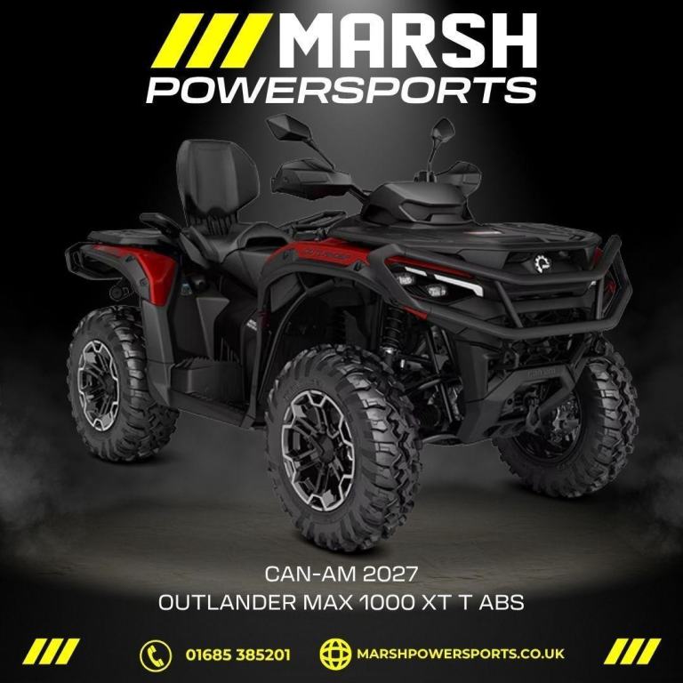 Can-Am Outlander MAX 1000 XT T ABS 2027 - Can-Am Main Dealer - Order Now!