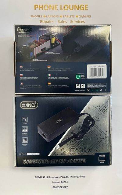 ANG Replacement Laptop Chargers Available for HP, Acer, Asus, Dell, Lenovo, Toshiba, Macbook, Sony