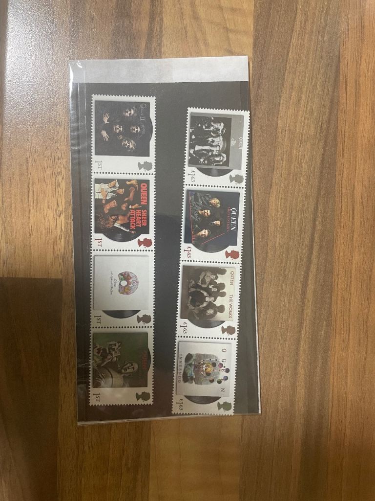 Queen rock band stamps