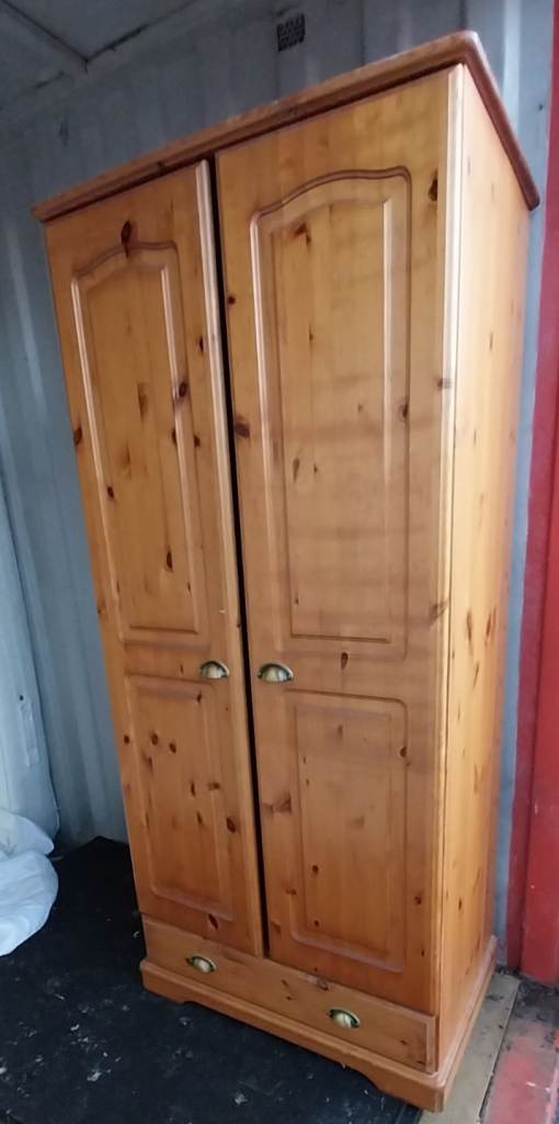 Pine wardrobe 