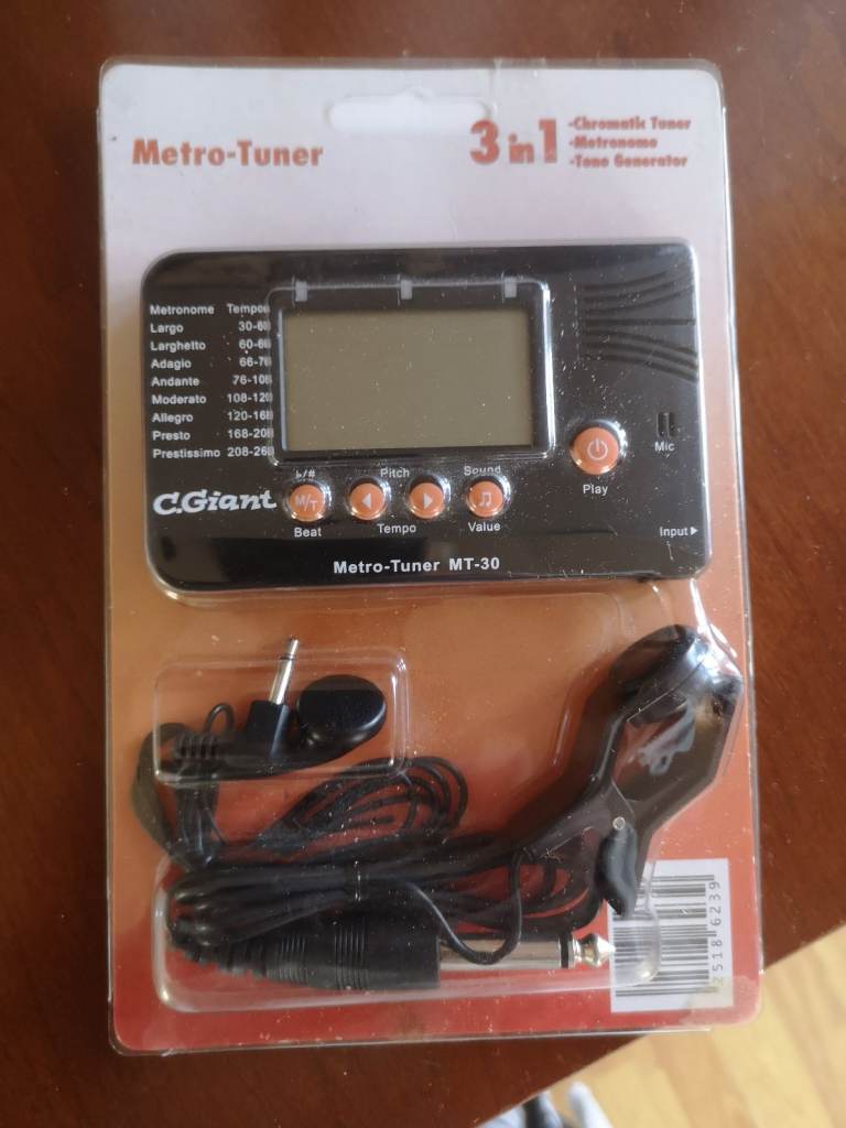 Guitar Tuner Metro-Tuner MT-30 *As New Never Been Used*