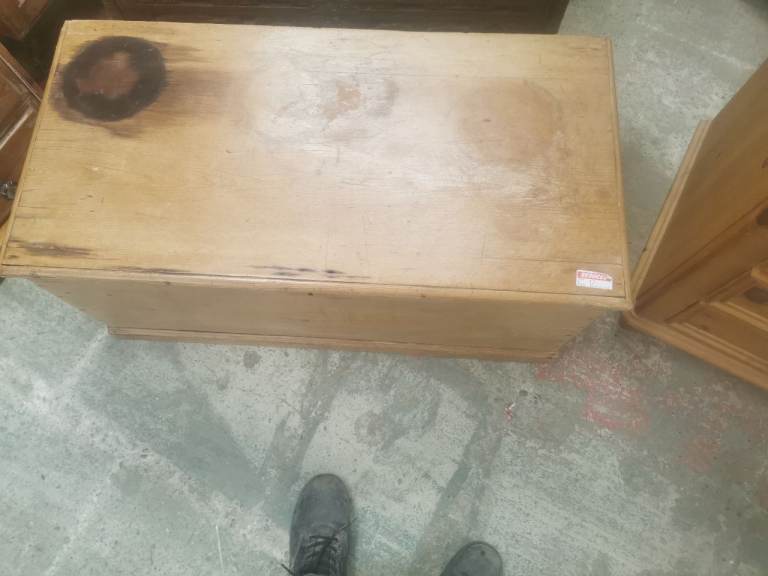 Wooden Storage Chest/Trunk – Fair Condition