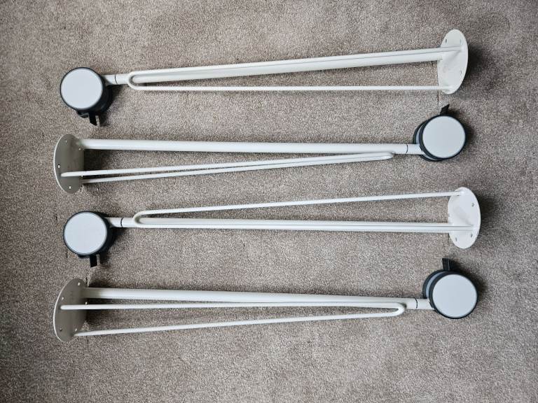 4 x Ikea Krille Wheel Table Legs