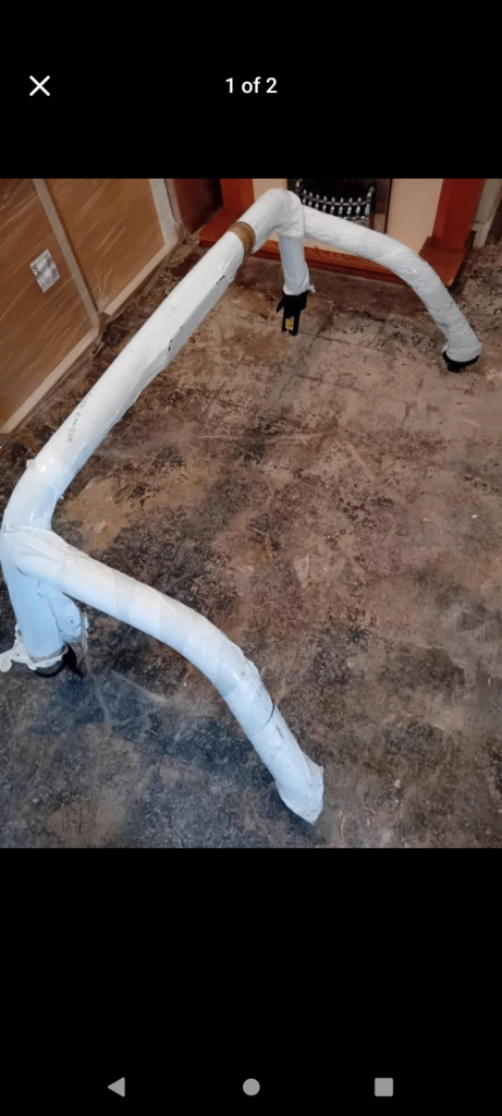 Ford ranger roll bar chrome new.bargain wrapped .no fixings.grab a bargain