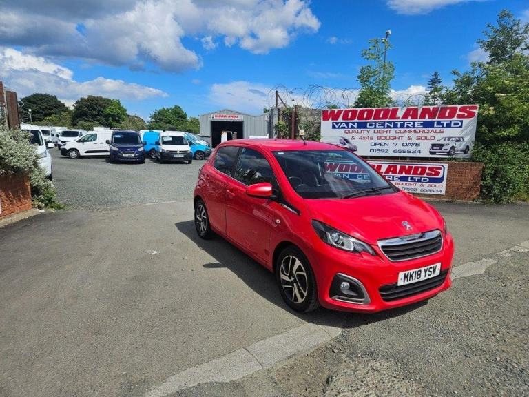 2018 ON 18 PLATE PEUGOT 108 ALLURE 1.2 PETROL 5 DOOR HATCHBACK 70K ULEZ FREE