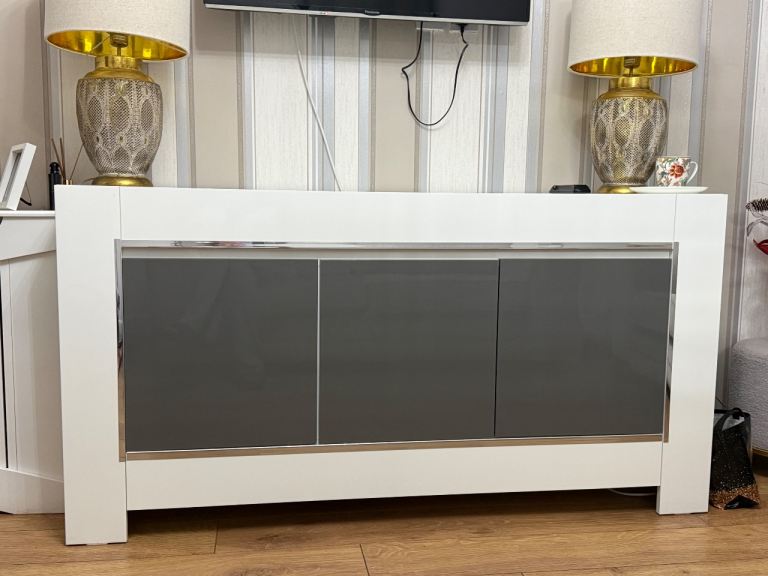 Large white sideboard