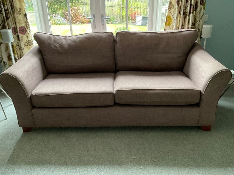 M&S Large Abbey Sofa and Love Seat in Heather