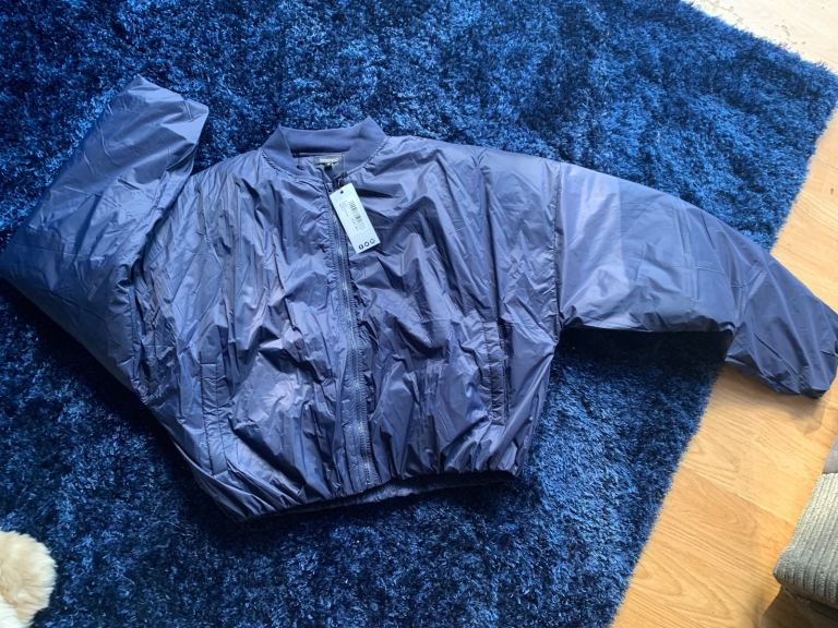 Navy bomber jacket size 14 new