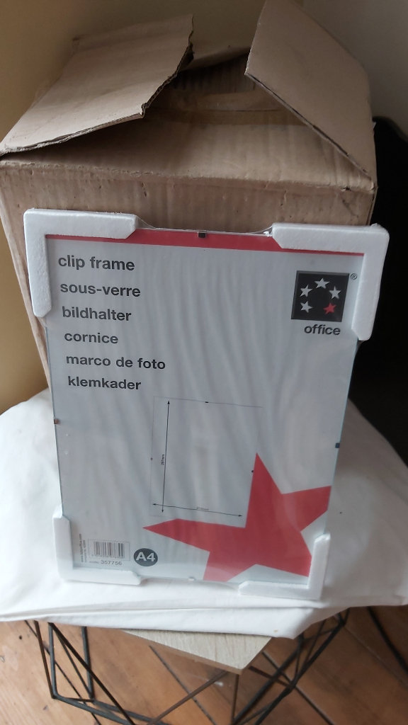 A4 size clip glass  frame 