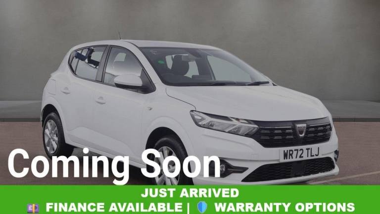 2022 Dacia Sandero 1.0 TCe Comfort Hatchback 5dr Petrol Manual Euro 6 (s/s) (90 ps) Hatchback Pet...